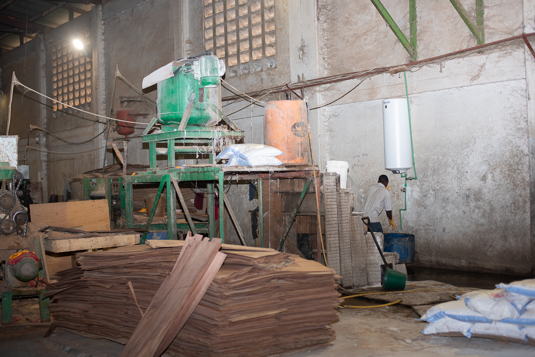 Machinery at work
